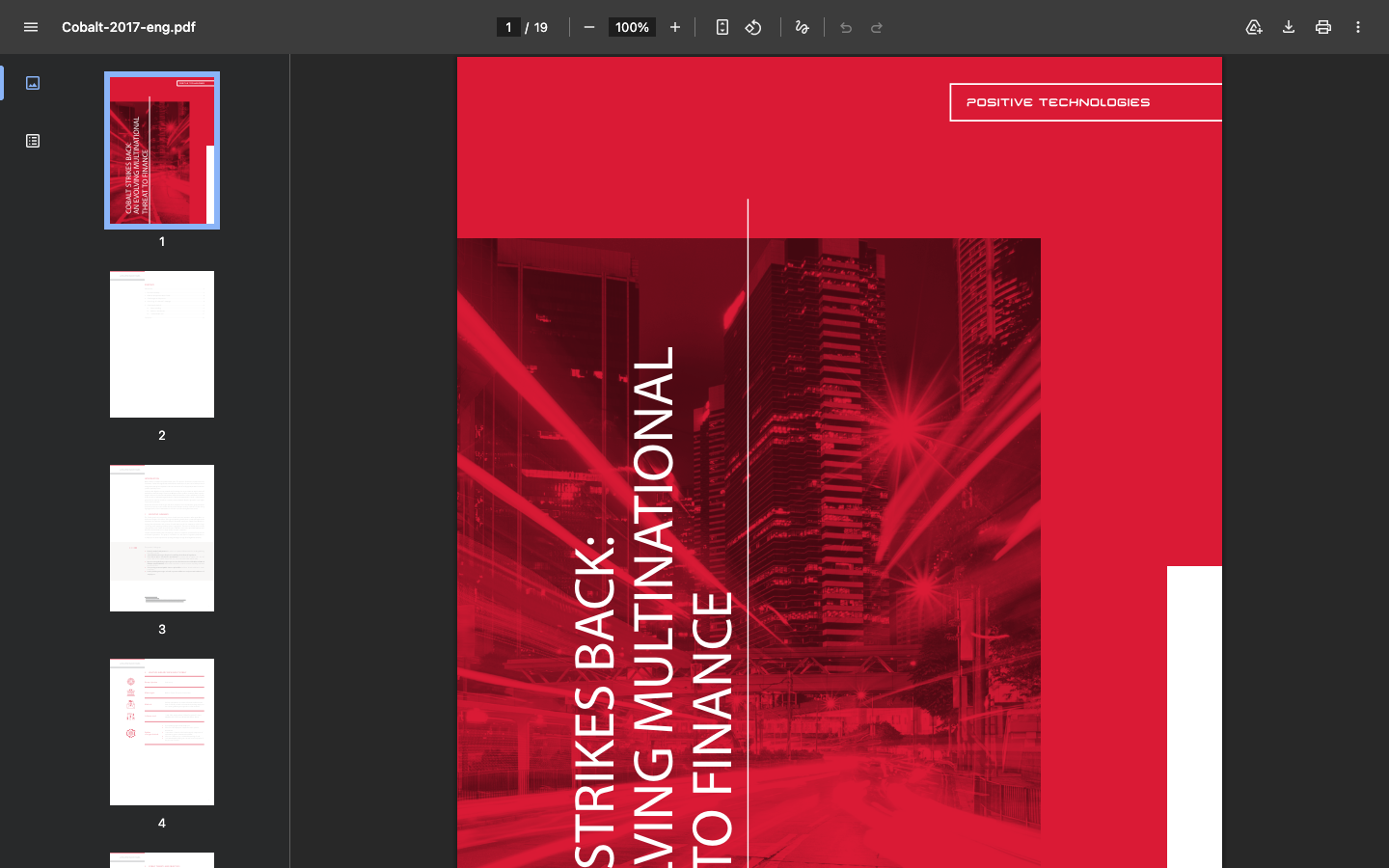 Positive Technologies analysis of Cobalt Group 2017 attacks on financial institutions using malicious SCR payloads delivered via spearphishing.